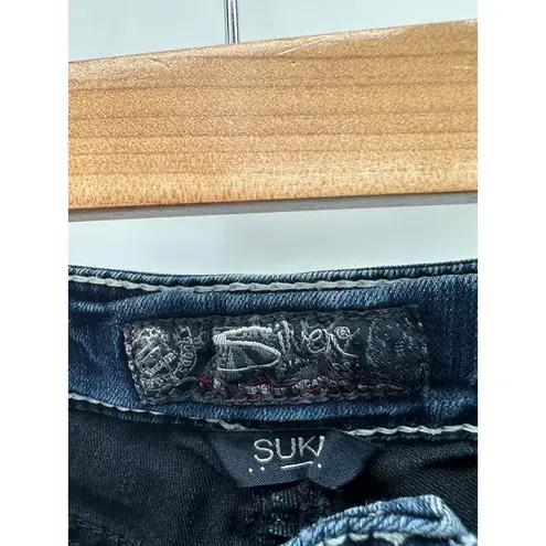 Silver Jeans Womens Bermuda Cut Off Shorts Size 30 Suki Stretch Skater