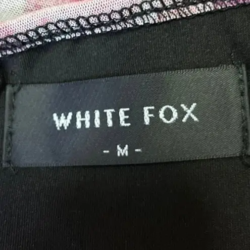 White Fox Multicolor Watercolor Print Sleeveless Cami Camisole Mini Tank Dress M Size M