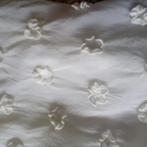 Johnny Was sheer sleeveless top white XS