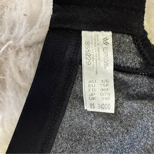 Wacoal Brandi Underwire Sports Bra 852229 Gray Black Size 34DDD