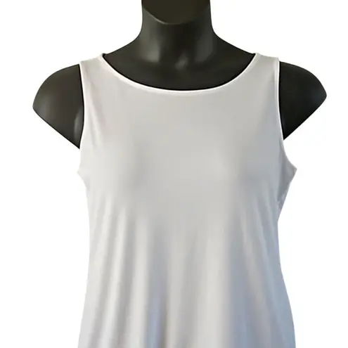 Susan Graver Modern Essentials Liquid Knit Tank Top White – Size Small – NWT