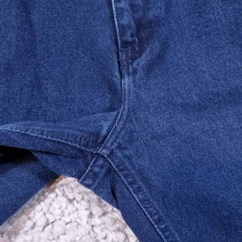 Jordache Vintage Size 32 High Rise Mom Jean Shorts Dark Wash Baggy Relaxed