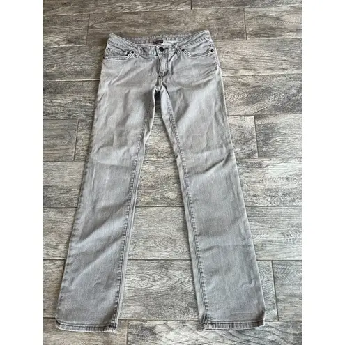 Patagonia  Denim Jeans size 28 Straight Leg Gray Organic Cotton Womens Stretch