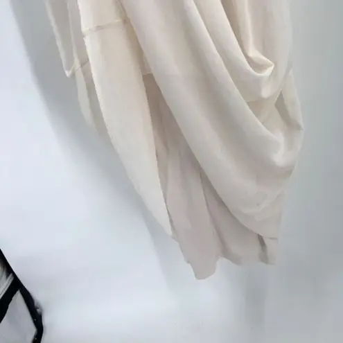 Lulus A Star is Born Cream Strapless Maxi Dress Beaded Embellished Medium