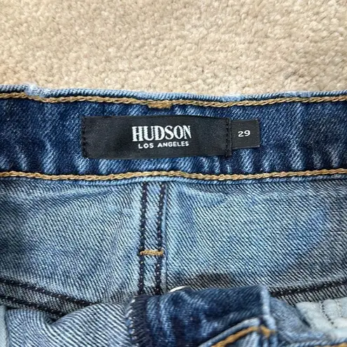 Hudson Jeans Hudson Jean Denim Cara Classic Shorts Raw Hem Button Fly 100% Cotton Size 29