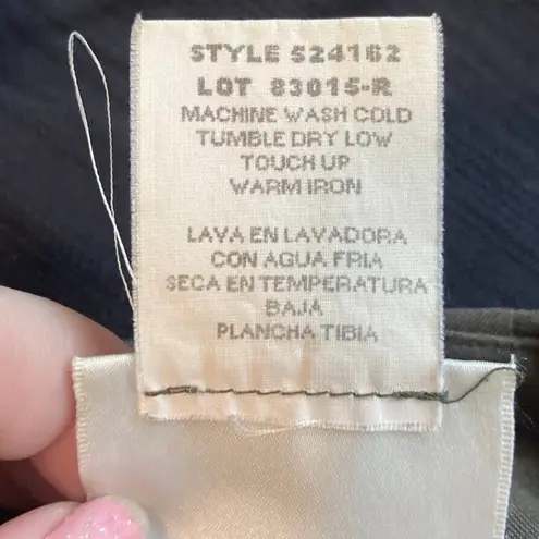 Fashion Bug Vintage Y2K Army Green High Waist Straight Leg Pants Style 524162 90’s 2000’s