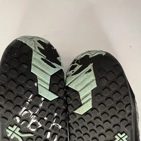 KURU Womens Sneakers Sz 11.5 Gray Black Teal Mesh Comfort Walking Athletic Shoe