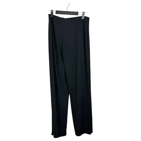 Joseph Ribkoff Silky Wrinkle Free Black Flowy Pants Size 12