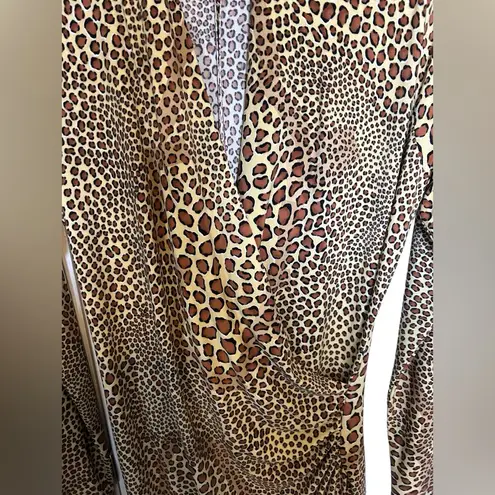 Norma Kamali  animal Wrap Dress
Size medium