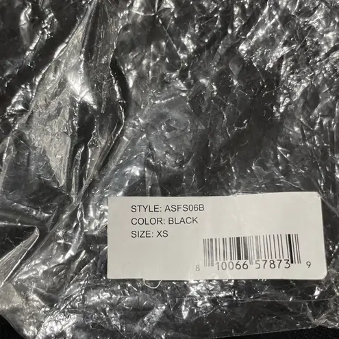 Area Stars New Puff Sleeve Mock Neck Mini Sweater Dress Black Size XS