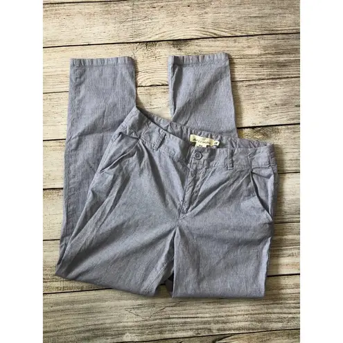 H&M  Label‎ of Graded Goods LOGG Womens Pants size 4 Blue chambray Pockets