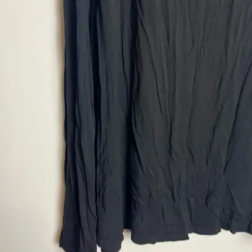 Lane Bryant  Plus Size Basic Solid Black Maxi Skirt