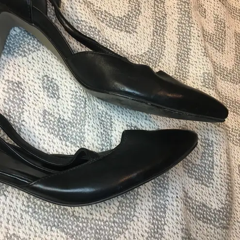 Paul Green Black Lea Nuance Pump Heels Size 9 Criss Cross