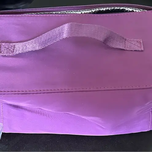 Minkeeblue lunch bag! Insulated Purple Bag with Zipper Closure COOL
