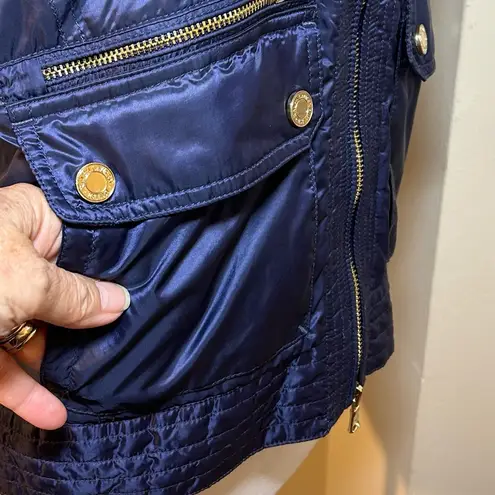 Ralph Lauren LAUREN  Golf Lightweight Multi Pocket Purple/Blue Puffer Vest Sz S