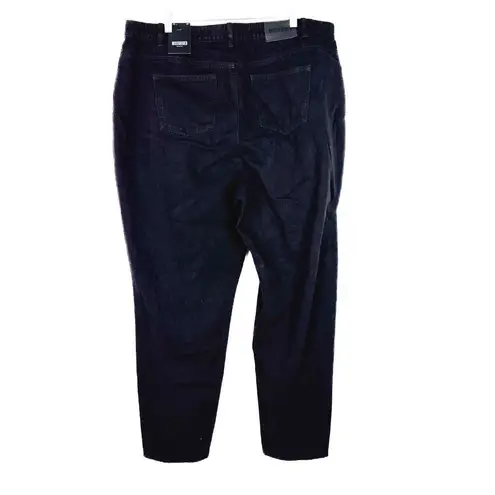 Missguided NWT Plus Riot High Rise Clean Mom Jeans Black US Size 18 NEW