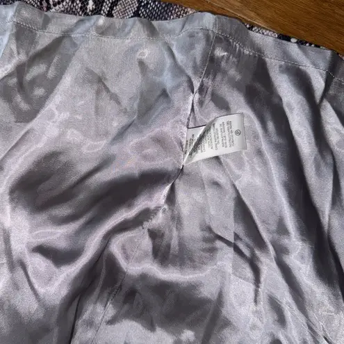 Vintage MICHAEL MICHAEL KORS purple snakeskin print cotton trench coat