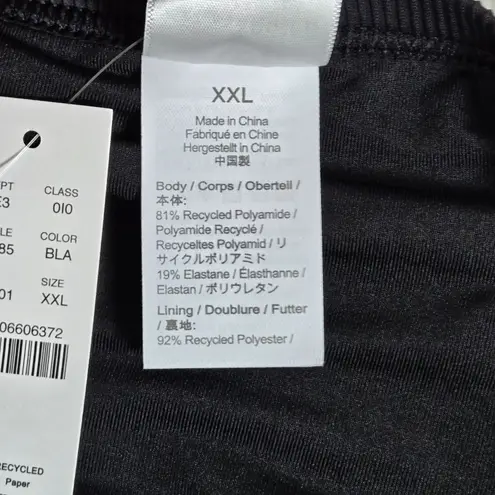 J.Crew  Ribbed-trim hipster full-coverage‎ bikini bottom Black XXL NWT thumbnail 4