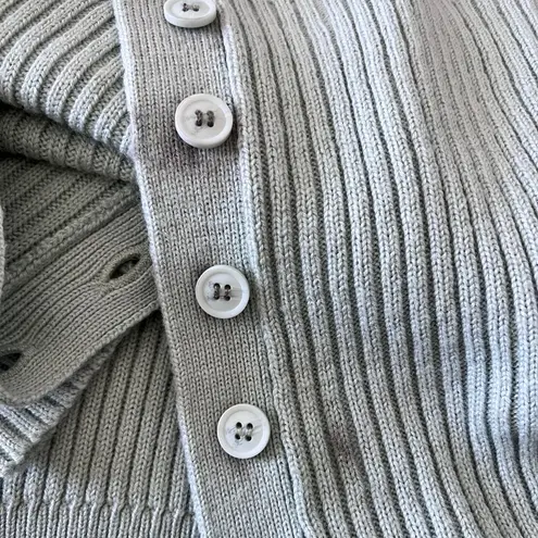 Marissa Webb Wool Blend Oversized Sage Green Convertible Neck Sweater XXL