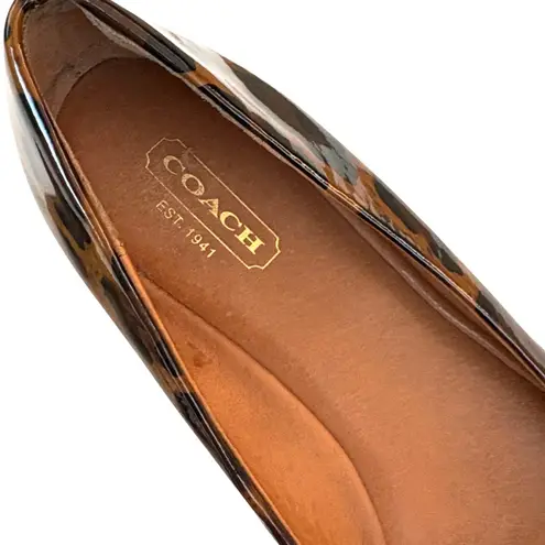 Coach  London Leopard Print Ballet Flats Size 7.5 - Image 3