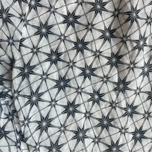 Roberta Roller Rabbit  Women's Small Black & White Cotton Long Sleeve Tunic‎