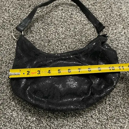 New Black Sequin Shoulder Purse Bag