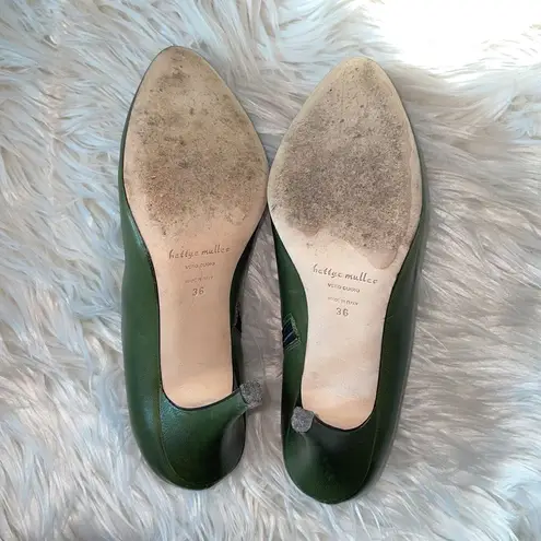 Bettye Muller Green 4” Heeled Bootie Shoes