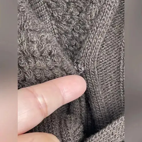 Salvatore Ferragamo Brown Wool Cashmere cárdigan medium