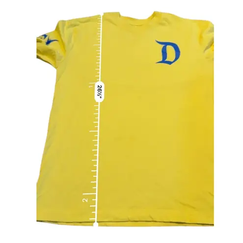 Disneyland Long Sleeve Shirt Unisex Size Small Yellow Blue Logo Graphic Parks