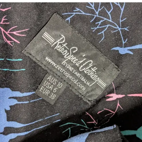 Retrospec'd Reindeer Printed Pleated Dress A