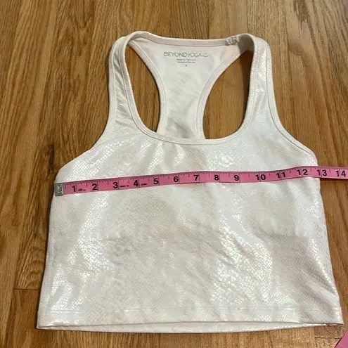 Beyond Yoga  Viper First Class Tank White Viper Sz S