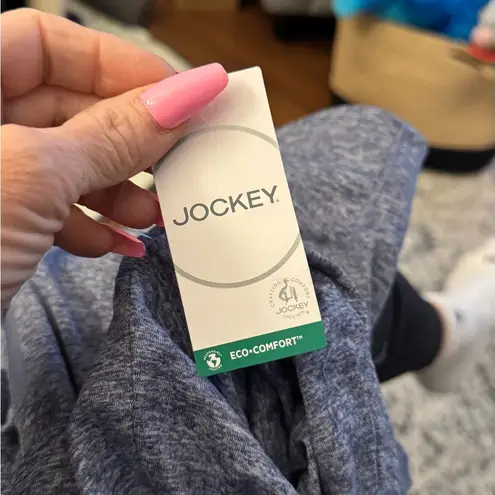 Jockey Eco Comfort Sueded Jersey 1/2 Zip Tech Top Blue