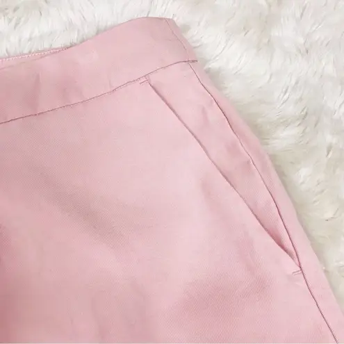 Eloquii Blush Pink Ankle Length Trouser Pant Lightweight Pastel Career Size 28