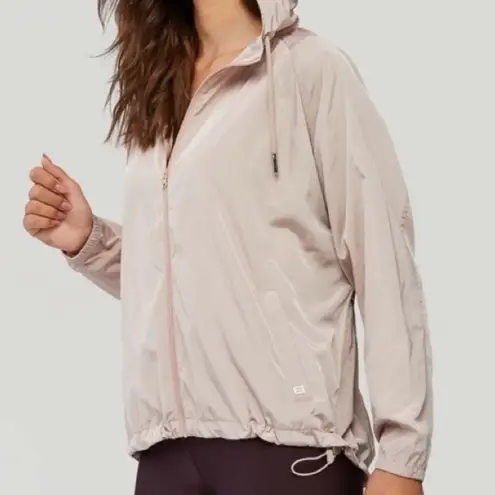 SOIA & KYO Soia Kyo Jacket Pink Oaklynn Spring Rain Vented Hoodie