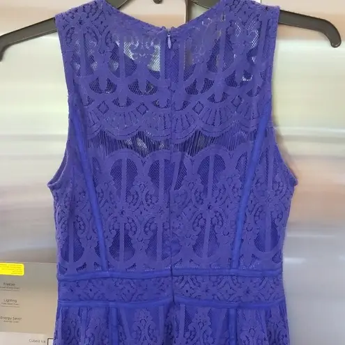 Adelyn Rae ππ Royal Blue Lace Fit and Flare Dress