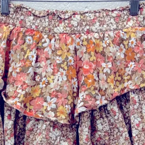 American Eagle  Outfitters Floral Ruffle Skort S