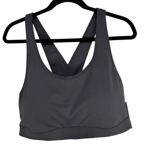 Ideology Plus Size 3X Deep Charcoal Gray Medium Impact Sports Bra - Image 9