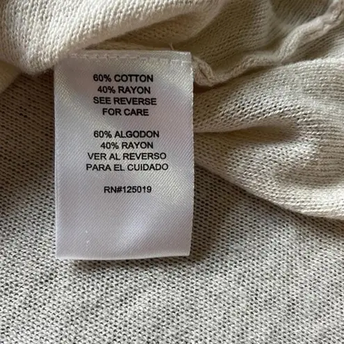 Joseph A . Quest-Ce Que C'est Silk Cotton Two Toned Top XL