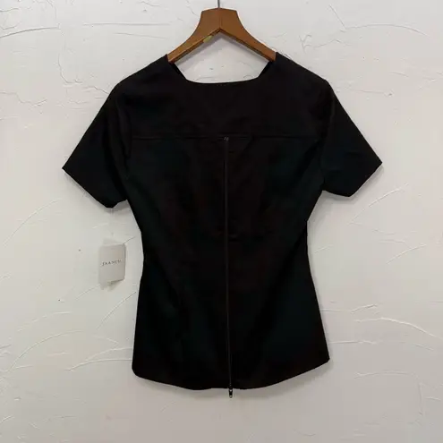 Jaanuu Zip Back Contour Scrub Top