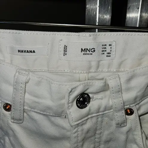 Mango  Havana ankle cropped jeans size 4