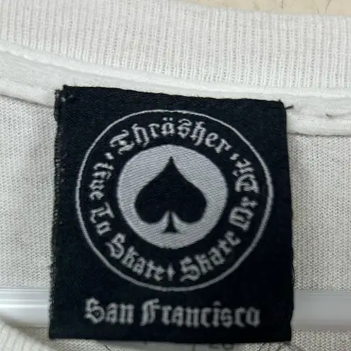 Thrasher  Airbrush White T-Shirt size XL