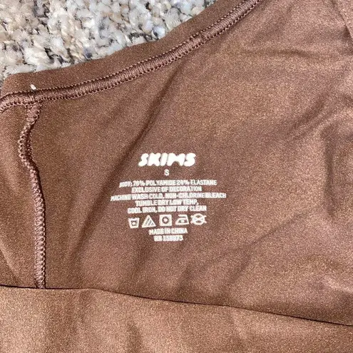 SKIMS Brown Slip Minidress