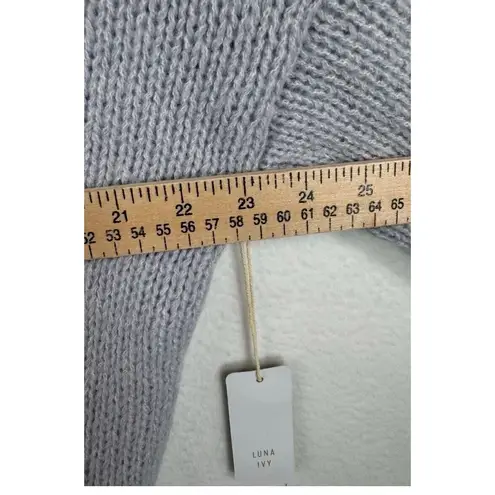 Ivy Luna Lagen Look Cottage core Oversized knit cardigan 3D Cherry Size Medium