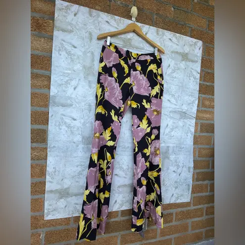 LA DOUBLEJ Saturday Night Floral Bootcut Pants