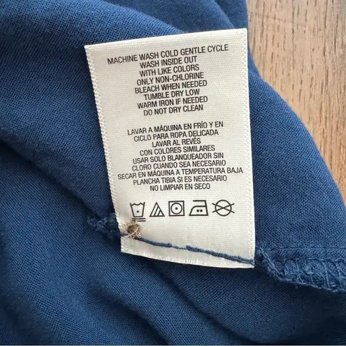 simply styled by SEARS, blue drawstring waist dress, size XL