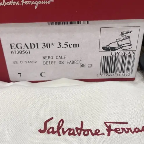 Salvatore Ferragamo NIB Egadi 30 Leather Sandal
