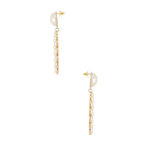 8 Other Reasons Gorg Hoops Gold Womens Size OS