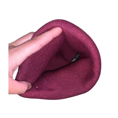 Noble Outfitters Knitted Cuffed Beanie in Beetroot