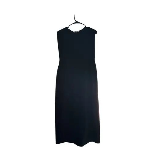 PRIM Women's Black Sleeveless Maxi Dress XS High Neck Long