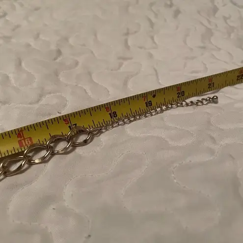 New York And Company Signed NY Gold Tone / Pink Costume Necklace Adjustable Length